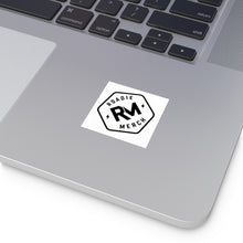 Load image into Gallery viewer, Roadie Merch RM Logo Sticker — Square Vinyl Band Sticker