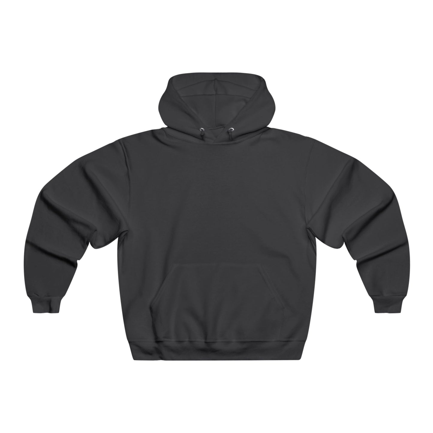 Front of the black Chain Motor Social Club pullover hoodie.