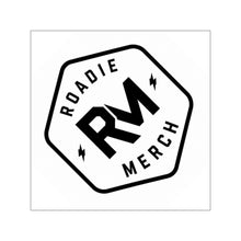 Load image into Gallery viewer, Roadie Merch RM Logo Sticker — Square Vinyl Band Sticker