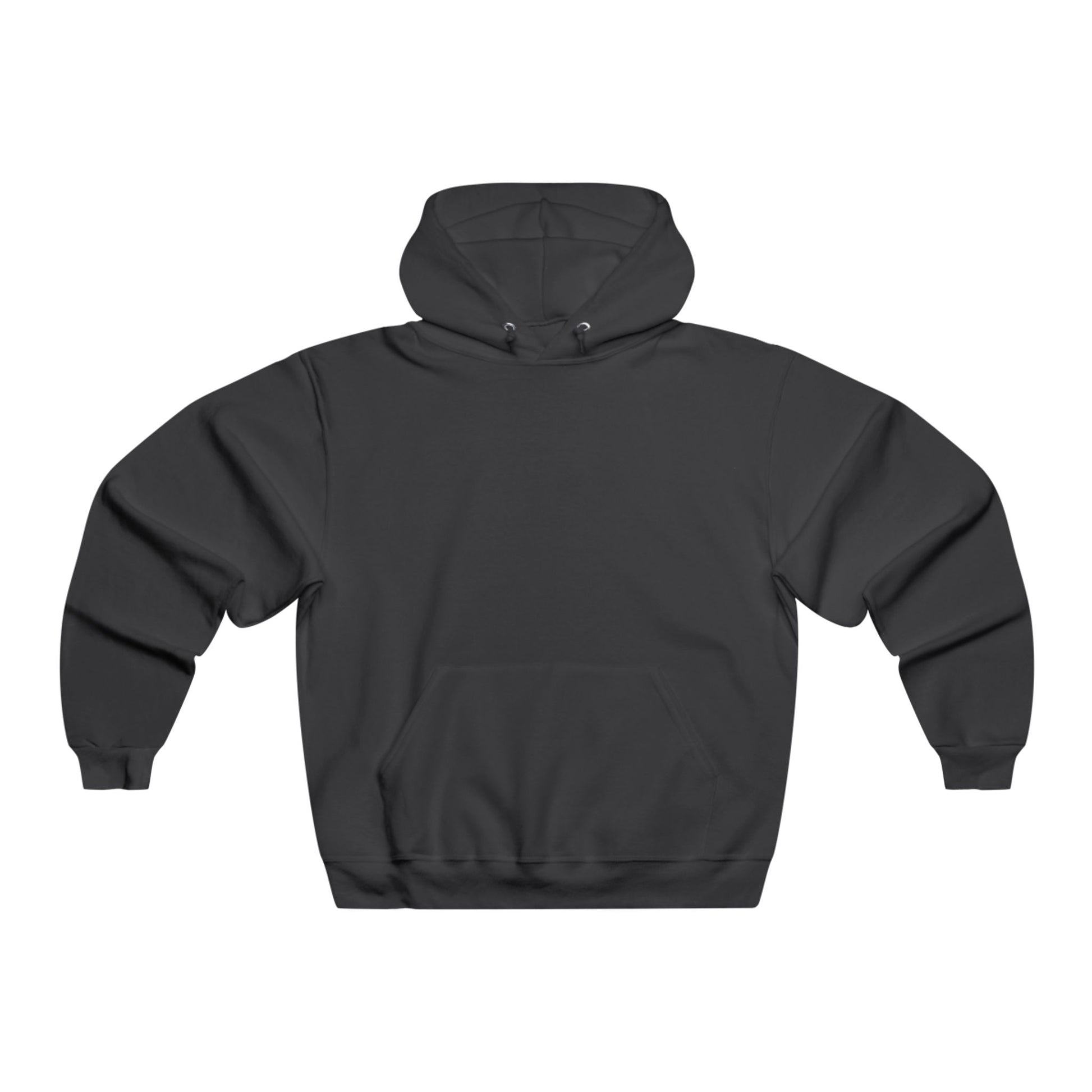 Front of the black Chain Motor Social Club pullover hoodie.